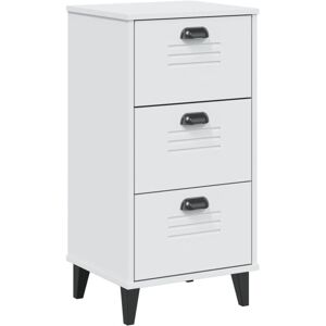 Bedside Cabinet viken White Engineered Wood Vidaxl Bedside Cabinet viken White Engineered Wood Vidaxl