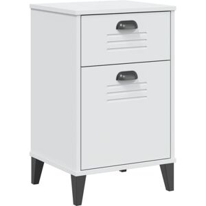 Bedside Cabinet viken White Engineered Wood Vidaxl Bedside Cabinet viken White Engineered Wood Vidaxl