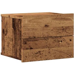 Wall-mounted Bedside Cabinet Old Wood 40x32x30 cm Vidaxl Wall-mounted Bedside Cabinet Old Wood 40x32x30 cm Vidaxl
