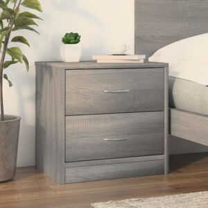 Bedside Cabinet Grey Sonoma 40x30x40 cm Engineered Wood Vidaxl Bedside Cabinet Grey Sonoma 40x30x40 cm Engineered Wood Vidaxl