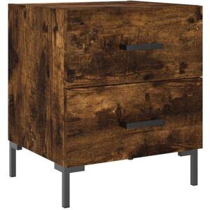 Bedside Cabinet Smoked Oak 40x35x47.5 cm Engineered Wood Vidaxl Bedside Cabinet Smoked Oak 40x35x47.5 cm Engineered Wood Vidaxl