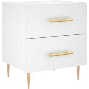 Bedside Cabinet White 40x35x47.5 cm Engineered Wood Vidaxl Bedside Cabinet White 40x35x47.5 cm Engineered Wood Vidaxl