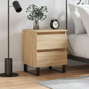 Bedside Cabinet Sonoma Oak 40x35x50 cm Engineered Wood vidaXL Bedside Cabinet Sonoma Oak 40x35x50 cm Engineered Wood vidaXL