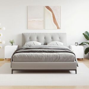 Vidaxl - Bedside Cabinets 2 pcs White 40x40x50 cm Engineered Wood Vidaxl - Bedside Cabinets 2 pcs White 40x40x50 cm Engineered Wood