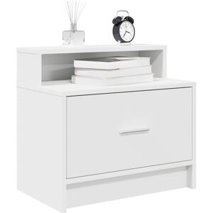 Bedside Cabinets with Drawer 2 pcs White 51x31x47 cm Vidaxl Bedside Cabinets with Drawer 2 pcs White 51x31x47 cm Vidaxl