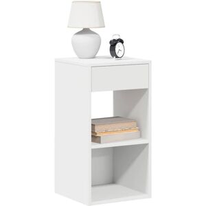 Bedside Cabinets with Drawer 2 pcs White 35x34x66.5 cm Vidaxl Bedside Cabinets with Drawer 2 pcs White 35x34x66.5 cm Vidaxl