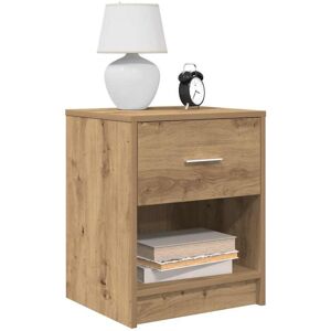Vidaxl - Bedside Cabinets 2 pcs with Drawer Artisan Oak 40x34x50 cm Vidaxl - Bedside Cabinets 2 pcs with Drawer Artisan Oak 40x34x50 cm