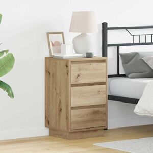 Vidaxl - Bedside Cabinet Artisan oak 39 x 34.5 x 65 cm Engineered wood Vidaxl - Bedside Cabinet Artisan oak 39 x 34.5 x 65 cm Engineered wood