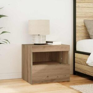 Vidaxl - Bedside Cabinet Artisan oak 50 x 40 x 45 cm Engineered wood Vidaxl - Bedside Cabinet Artisan oak 50 x 40 x 45 cm Engineered wood