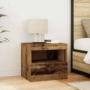 Vidaxl - Bedside Cabinet Old wood 50 x 40 x 45 cm Engineered wood Vidaxl - Bedside Cabinet Old wood 50 x 40 x 45 cm Engineered wood