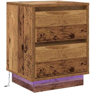Vidaxl - Bedside Cabinet with Old Wood 39 x 34.5 x 50 cm Engineered wood Vidaxl - Bedside Cabinet with Old Wood 39 x 34.5 x 50 cm Engineered wood