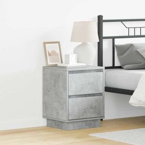 Vidaxl - Bedside Cabinet with 2 pcs Concrete grey 39 x 34.5 x 50 cm Vidaxl - Bedside Cabinet with 2 pcs Concrete grey 39 x 34.5 x 50 cm