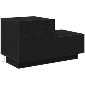 Vidaxl - Bedside Cabinet Black oak 70 x 36 x 40.5 cm Engineered wood Vidaxl - Bedside Cabinet Black oak 70 x 36 x 40.5 cm Engineered wood