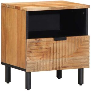 Bedside Cabinet 40x33x46 cm Solid Wood Acacia Vidaxl Bedside Cabinet 40x33x46 cm Solid Wood Acacia Vidaxl