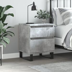 Bedside Cabinet Concrete Grey 40x35x50 cm Engineered Wood Vidaxl Bedside Cabinet Concrete Grey 40x35x50 cm Engineered Wood Vidaxl