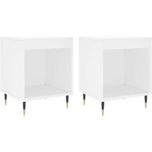Bedside Cabinets 2 pcs White 40x35x50 cm Engineered Wood Vidaxl Bedside Cabinets 2 pcs White 40x35x50 cm Engineered Wood Vidaxl