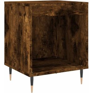Bedside Cabinet Smoked Oak 40x35x50 cm Engineered Wood vidaXL Bedside Cabinet Smoked Oak 40x35x50 cm Engineered Wood vidaXL