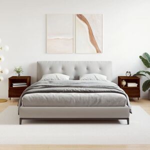 Vidaxl - Bedside Cabinets 2 pcs Brown Oak 40x35x50 cm Engineered Wood Vidaxl - Bedside Cabinets 2 pcs Brown Oak 40x35x50 cm Engineered Wood