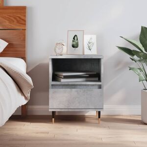 vidaXL Bedside Cabinet Concrete Grey 40x35x50 cm Engineered Wood - Bedside Cabinet vidaXL Bedside Cabinet Concrete Grey 40x35x50 cm Engineered Wood - Bedside Cabinet