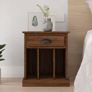 Bedside Cabinet Brown Oak 43x36x50 cm Vidaxl Bedside Cabinet Brown Oak 43x36x50 cm Vidaxl
