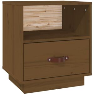 Bedside Cabinet Honey Brown 40x34x45 cm Solid Wood Pine Vidaxl Bedside Cabinet Honey Brown 40x34x45 cm Solid Wood Pine Vidaxl