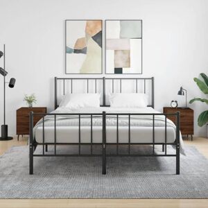 Vidaxl - Bedside Cabinets 2 pcs Brown Oak 40x35x47.5 cm Engineered Wood Vidaxl - Bedside Cabinets 2 pcs Brown Oak 40x35x47.5 cm Engineered Wood