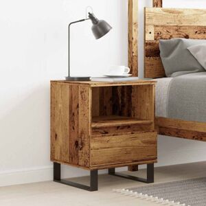 Bedside Cabinet Old Wood 40x35x50 cm Engineered Wood Vidaxl Bedside Cabinet Old Wood 40x35x50 cm Engineered Wood Vidaxl