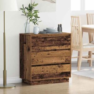 Vidaxl - Bedside Cabinet with Old wood 71 x 34.5 x 75 cm Engineered wood Vidaxl - Bedside Cabinet with Old wood 71 x 34.5 x 75 cm Engineered wood