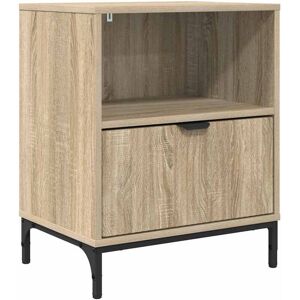 Bedside Table Sonoma oak 49 x 36 x 61 cm Engineered wood vidaXL Bedside Table Sonoma oak 49 x 36 x 61 cm Engineered wood vidaXL