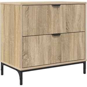 Bedside Table Sonoma oak 63.5 x 36 x 61 cm Engineered wood vidaXL Bedside Table Sonoma oak 63.5 x 36 x 61 cm Engineered wood vidaXL