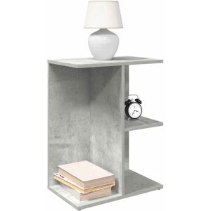 Bedside Table Concrete Grey 46.5x29x61 cm Engineered Wood Vidaxl Bedside Table Concrete Grey 46.5x29x61 cm Engineered Wood Vidaxl