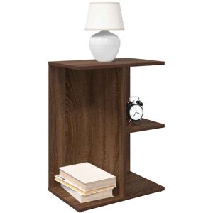 Vidaxl - Bedside Tables 2 pcs Brown Oak 46.5x29x61 cm Engineered Wood Vidaxl - Bedside Tables 2 pcs Brown Oak 46.5x29x61 cm Engineered Wood