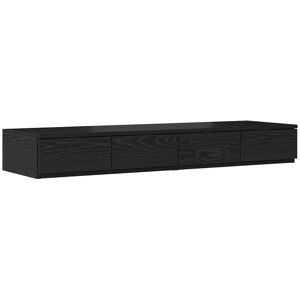 Vidaxl - Bed Drawers Black oak 120 x 36.5 x 16.5 cm Engineered wood Vidaxl - Bed Drawers Black oak 120 x 36.5 x 16.5 cm Engineered wood