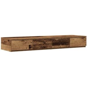 Vidaxl - Bed Drawers Old wood 120 x 36.5 x 16.5 cm Engineered wood Vidaxl - Bed Drawers Old wood 120 x 36.5 x 16.5 cm Engineered wood