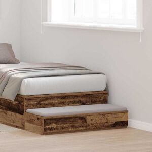 Bed Drawers Old wood 80 x 36.5 x 16.5 cm Engineered wood Vidaxl Bed Drawers Old wood 80 x 36.5 x 16.5 cm Engineered wood Vidaxl