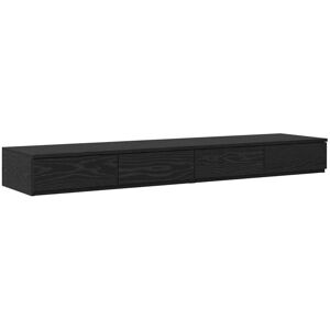 Vidaxl - Bed Drawers Black oak 150 x 36.5 x 16.5 cm Engineered wood Vidaxl - Bed Drawers Black oak 150 x 36.5 x 16.5 cm Engineered wood