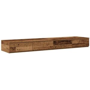 Vidaxl - Bed Drawers Old wood 150 x 36.5 x 16.5 cm Engineered wood Vidaxl - Bed Drawers Old wood 150 x 36.5 x 16.5 cm Engineered wood