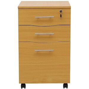 Mmt Furniture Designs Ltd - Beech wooden Filing cabinet with 3 drawers - 1 Lockable drawer Filing Cabinet - Short wood Office Storage Cupboard Mmt Furniture Designs Ltd - Beech wooden Filing cabinet with 3 drawers - 1 Lockable drawer Filing Cabinet - Short wood Office Storage Cupboard