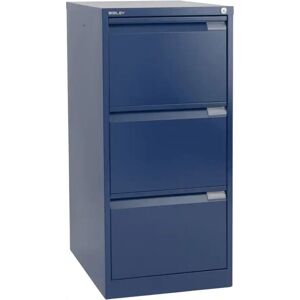 Bisley - 3 Drawer Foolscap Filing Cabinet - Blue Bisley - 3 Drawer Foolscap Filing Cabinet - Blue