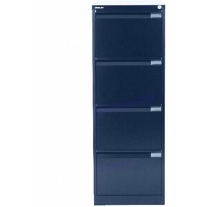 Bisley - 4 Drawer Foolscap Filing Cabinet BS4G - Oxford Blue Bisley - 4 Drawer Foolscap Filing Cabinet BS4G - Oxford Blue
