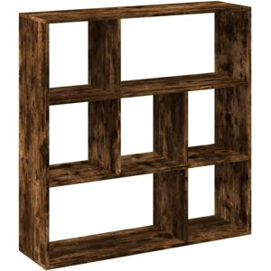 Vidaxl - Room Divider Bookcase Smoked Oak 102x29x103.5 cm Engineered Wood Vidaxl - Room Divider Bookcase Smoked Oak 102x29x103.5 cm Engineered Wood