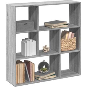 Vidaxl - Room Divider Bookcase Grey Sonoma 102x29x103.5 cm Engineered Wood Vidaxl - Room Divider Bookcase Grey Sonoma 102x29x103.5 cm Engineered Wood