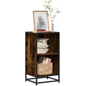 Book Cabinet Smoked Oak 40x35x76 cm Engineered Wood Vidaxl Book Cabinet Smoked Oak 40x35x76 cm Engineered Wood Vidaxl