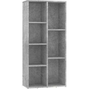 Book Cabinet Concrete Grey 50x25x106 cm Engineered Wood vidaXL Book Cabinet Concrete Grey 50x25x106 cm Engineered Wood vidaXL