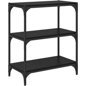 Book Cabinet Black oak 60 x 33 x 70.5 cm vidaXL Book Cabinet Black oak 60 x 33 x 70.5 cm vidaXL