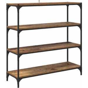 Book Cabinet Old Wood 100 x 33 x 100 cm vidaXL Book Cabinet Old Wood 100 x 33 x 100 cm vidaXL