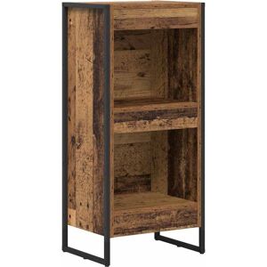 Book Cabinet Old Wood 40 x 30 x 86.5 cm Engineered Wood vidaXL Book Cabinet Old Wood 40 x 30 x 86.5 cm Engineered Wood vidaXL