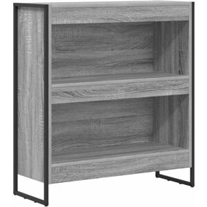 Book Cabinet Grey Sonoma 80 x 30 x 86.5 cm Engineered Wood vidaXL Book Cabinet Grey Sonoma 80 x 30 x 86.5 cm Engineered Wood vidaXL