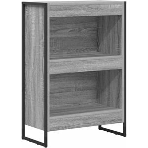 Book Cabinet Grey Sonoma 60 x 30 x 86.5 cm Engineered Wood vidaXL Book Cabinet Grey Sonoma 60 x 30 x 86.5 cm Engineered Wood vidaXL