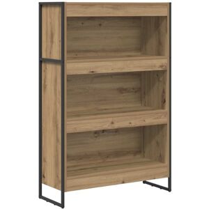 Book Cabinet Artisian Oak 80 x 30 x 121 cm Engineered Wood vidaXL Book Cabinet Artisian Oak 80 x 30 x 121 cm Engineered Wood vidaXL